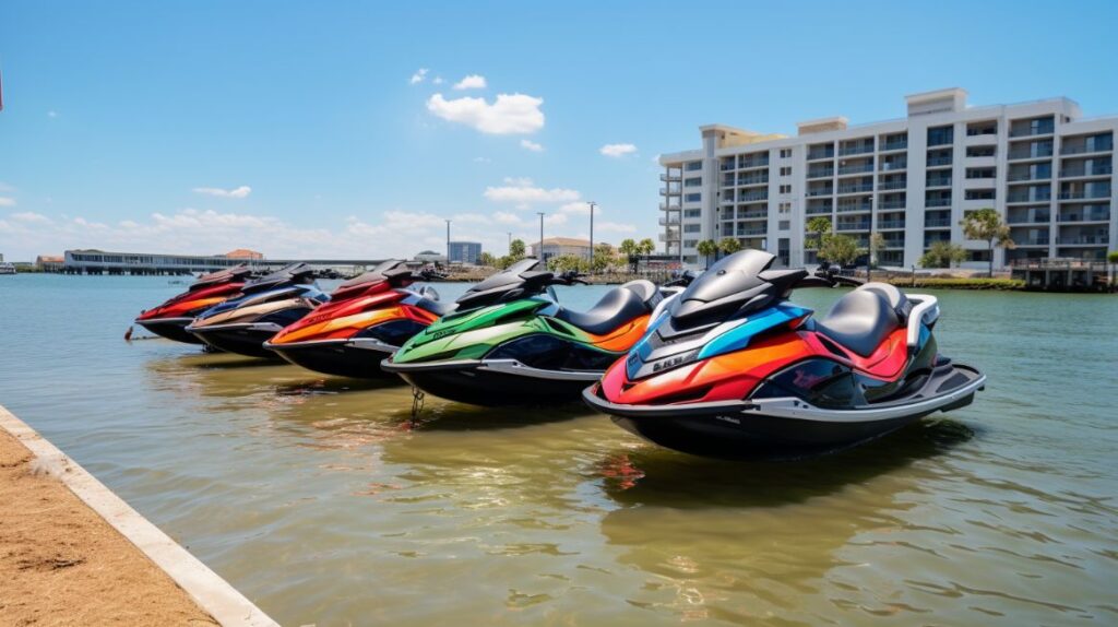 Group of Jet Skis